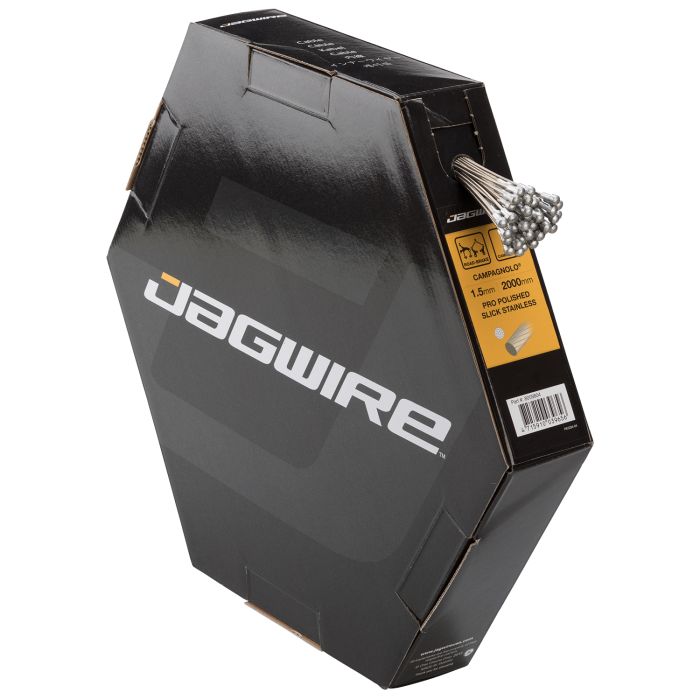 Jagwire road brake cable - pro polished slick stainless - 1.5x2000mm - campagnolo (50pcs)