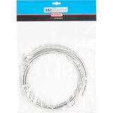 Elvedes rem buitenk 5mm zilver (10m) gevlochten 182038-10
