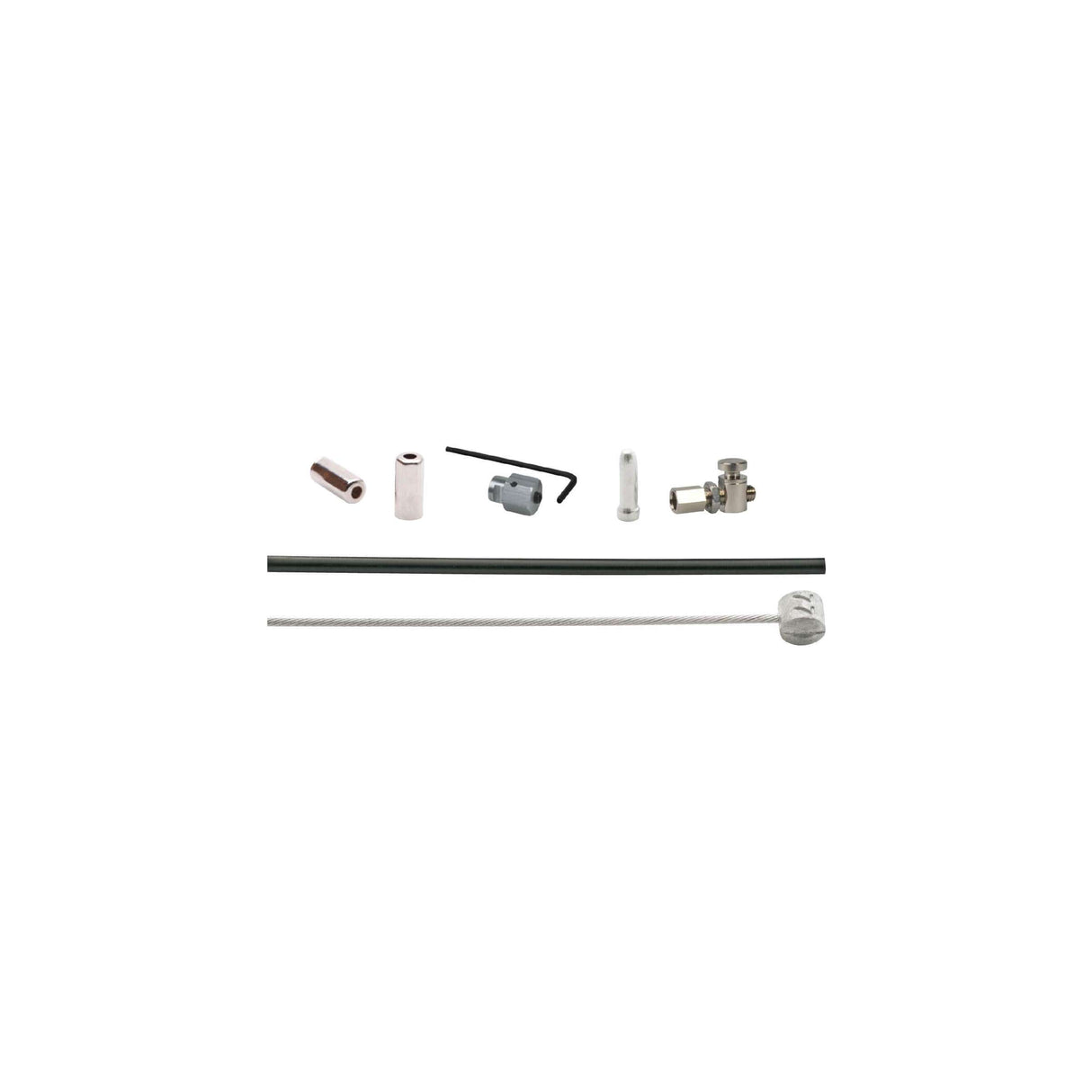 Rollerbrake kabelkit Elvedes BR-IM41 50 53 1700mm 2250mm RVS - zwart (op kaart)