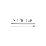 Rollerbrake kabelkit Elvedes BR-IM41 50 53 1700mm 2250mm RVS - zwart (op kaart)