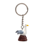 Seagull buoy zeemeeuw op touw sleutelhanger