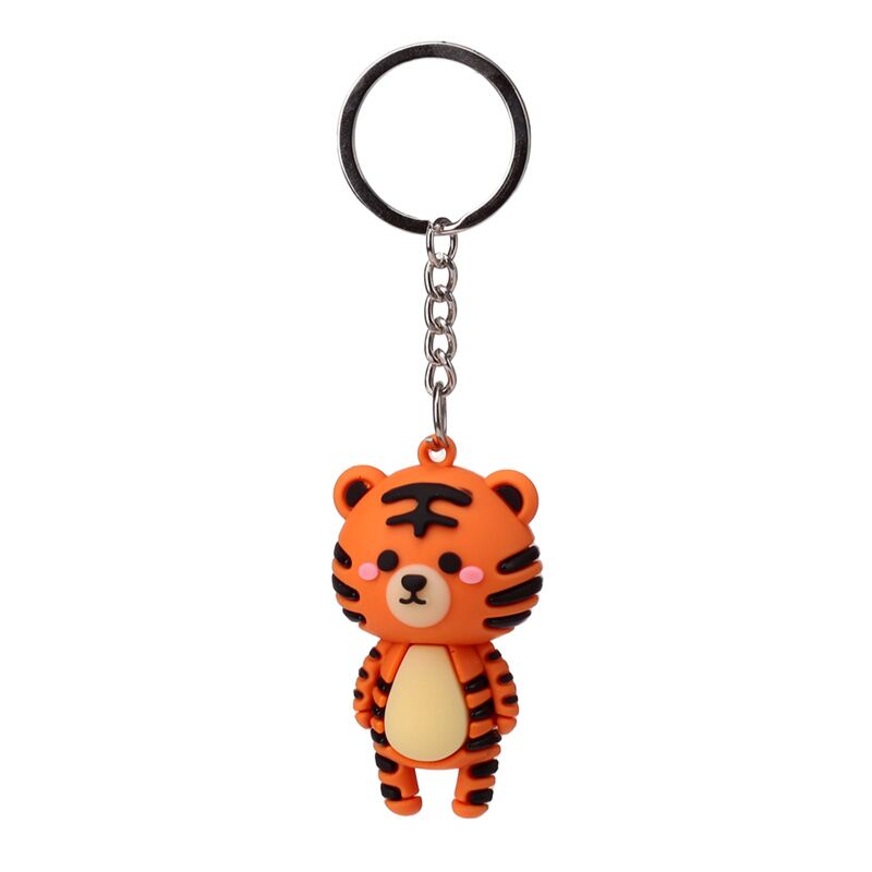 Alfie de tijger adoramals 3d pvc sleutelhanger