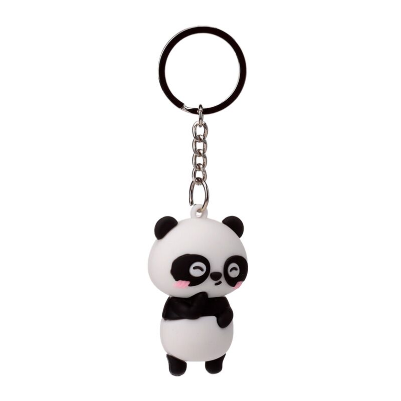Susu de panda adoramals 3d pvc sleutelhanger