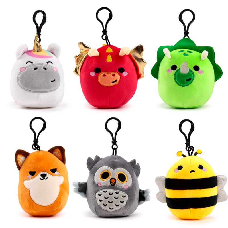 Squidglys pluche sleutelhanger
