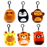 Squidglys zoo pluche sleutelhanger