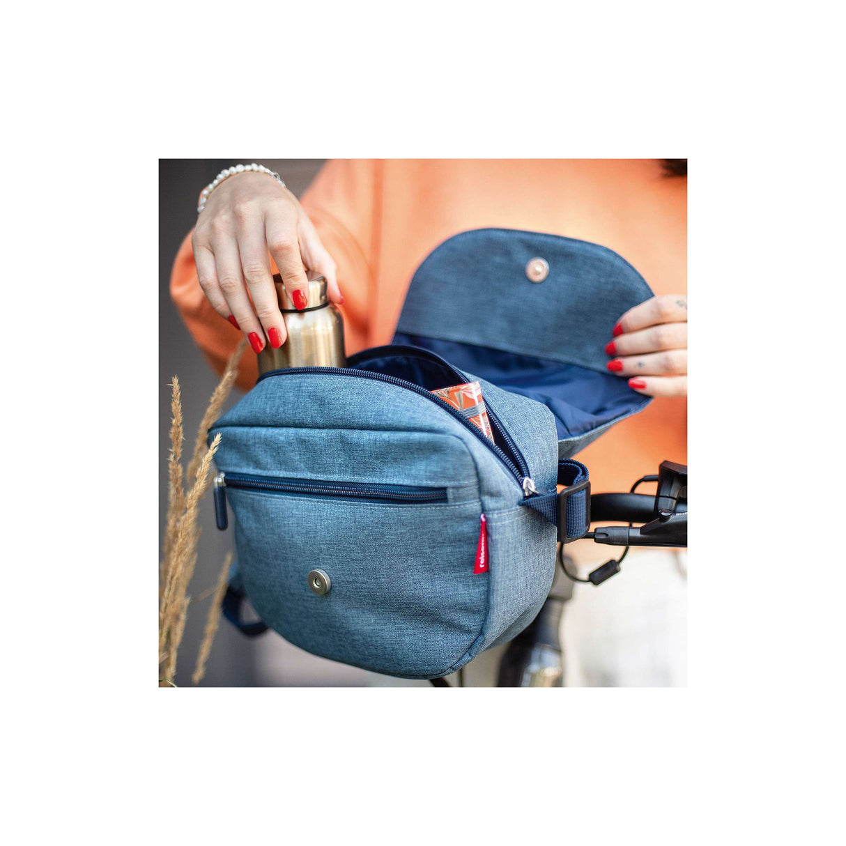 Klickfix stuurtas funbag 4l twist blauw