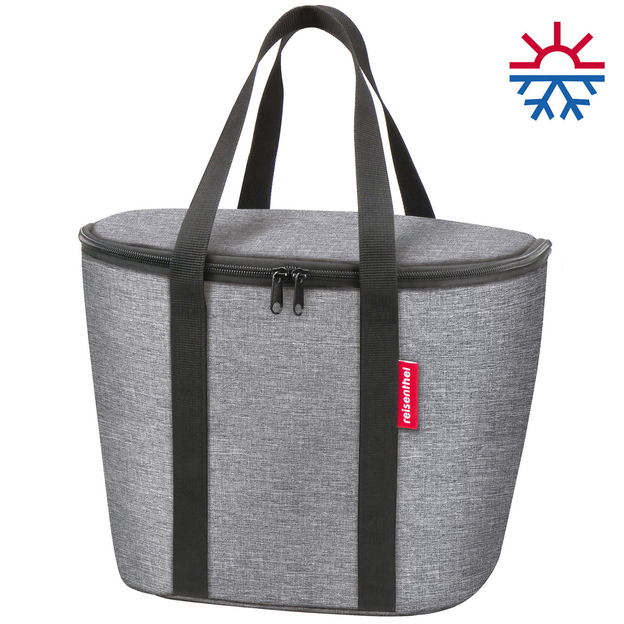 Klickfix koeltas voor mandtas 16l twist zilver