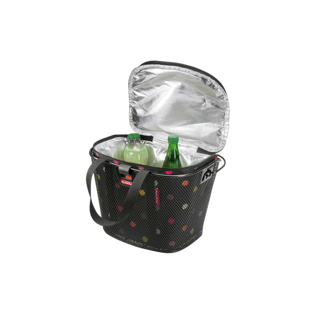 Klickfix koeltas voor mandtas 16l twist zilver