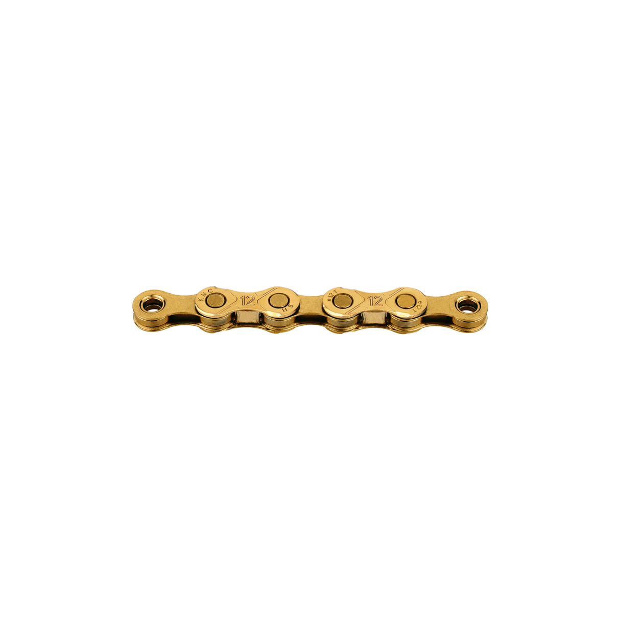 KMC Ketting e12 Ti-Ni goud, 1 2x11 128, 130 schakels, 5.2mm pin, 12-speed