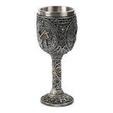 Decoratieve middeleeuwse ridder kasteel kelk