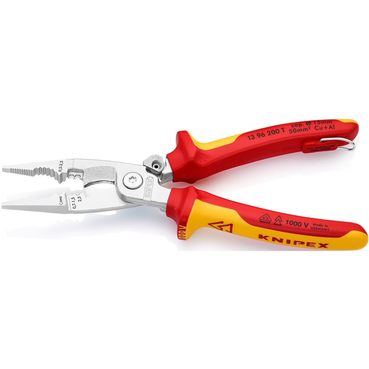 KNIPEX Elektro installatietang 13 96 200 T