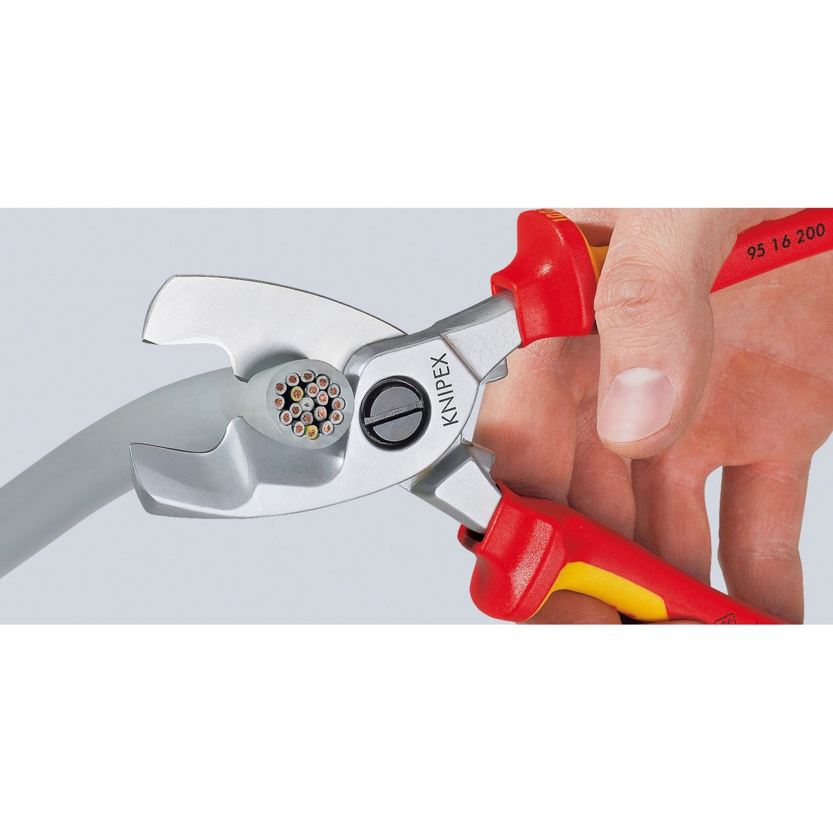 KNIPEX Kabelschaar VDE met dubbele snijkanten 9516200