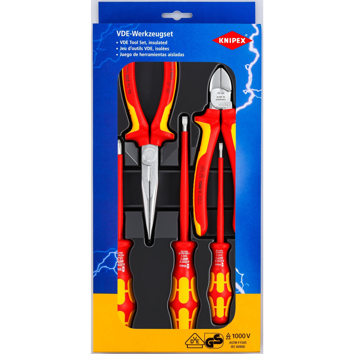 KNIPEX VDE-gereedschapset 00 20 13