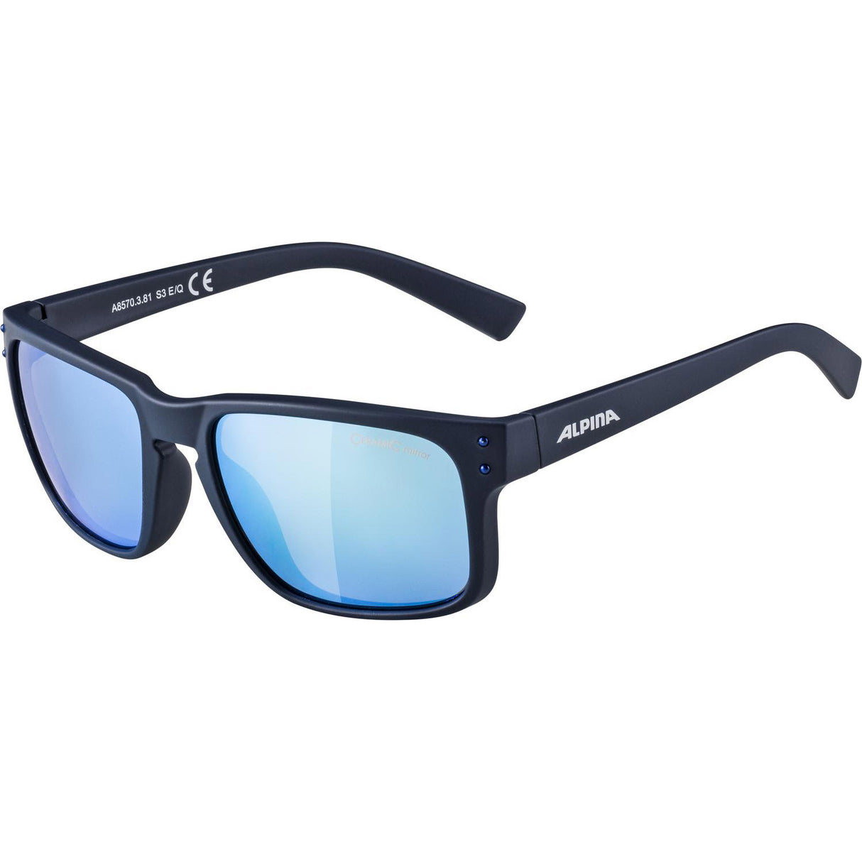 Olympic sportswear alpina sports bril kosmic mat blauw