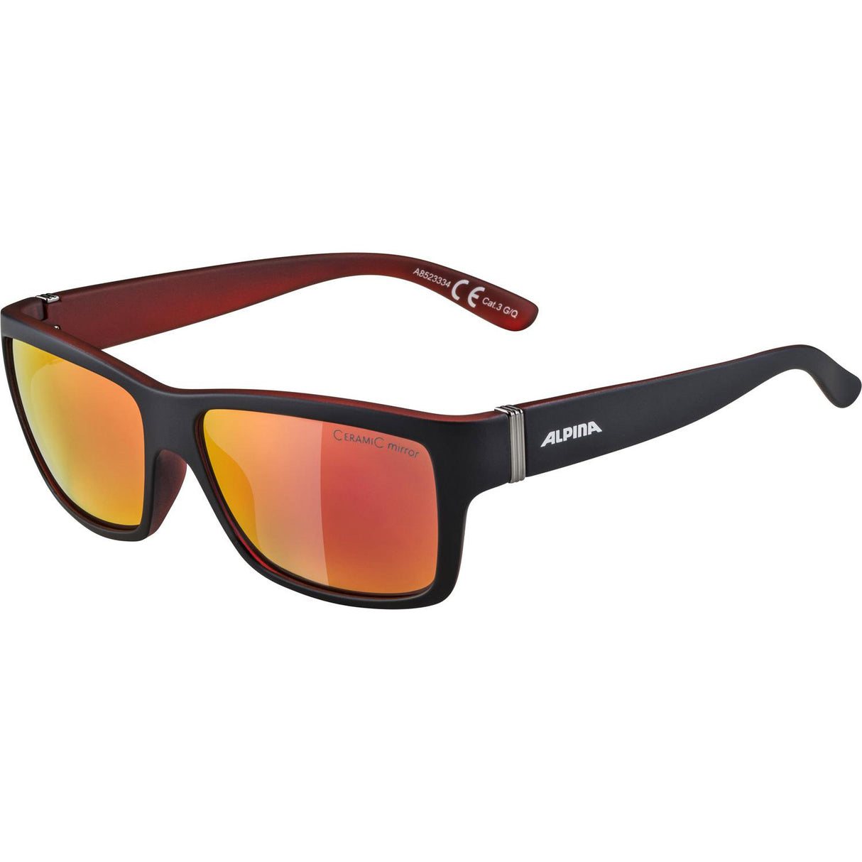 Olympic sportswear alpina sports bril kacey zwart rood