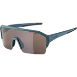 Olympic sportswear alpina sport sportbril ram hr q-lite zilv. spiegellens blauw