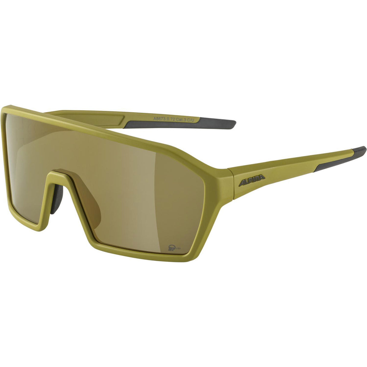 Olympic sportswear alpina sports sportbril ram q-lite olijf