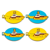 The beatles yellow submarine set 4 onderzetterss