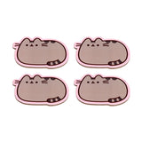 Pusheen de kat set 4 gevormde onderzetters