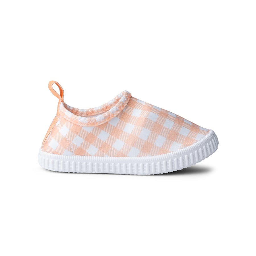 Sunset grid | oranje witte waterschoentjes - maat 19-32