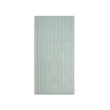 Resortstreep | groen witte katoenen handdoek 180 x 90 cm