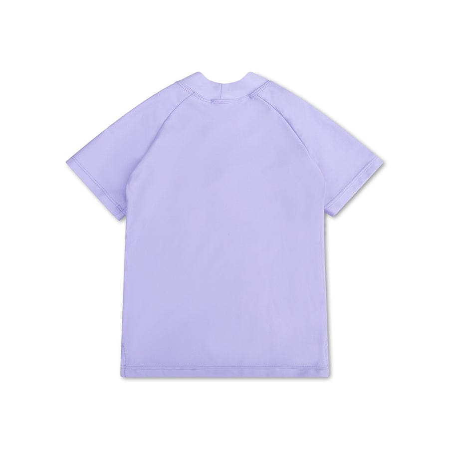 Zuivere tonen | lila uv zwemshirt met korte mouwen