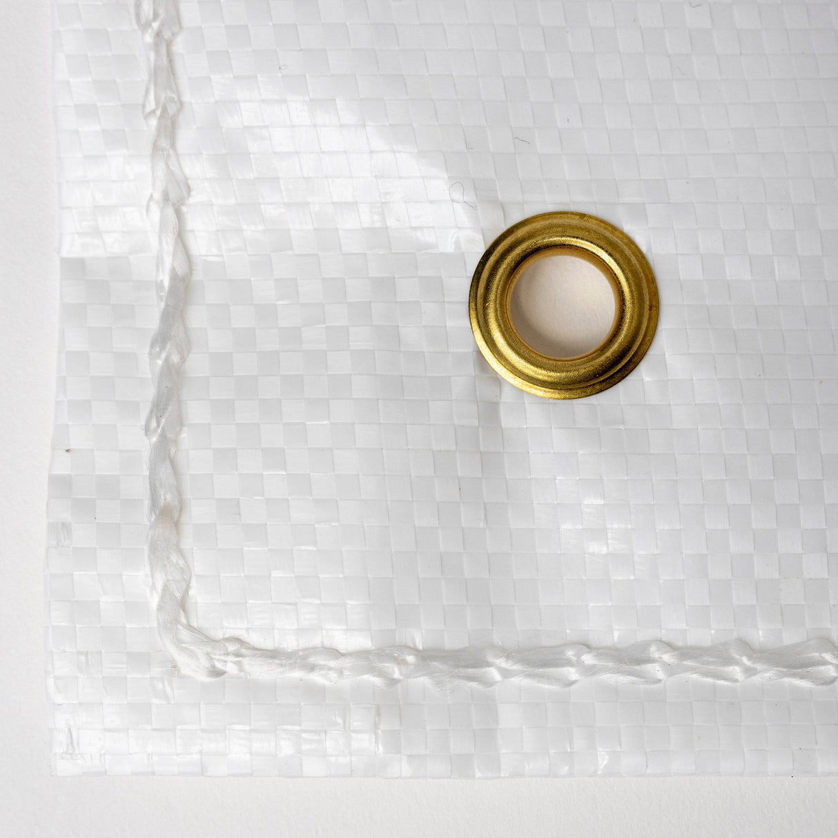 Vk fietsbeschermhoes (2) classic wit met ringen