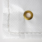 Vk fietsbeschermhoes (2) classic wit met ringen