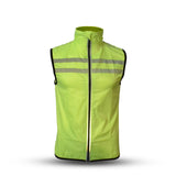 Gato Windbreaker mesh vest usb led neongeel maat S