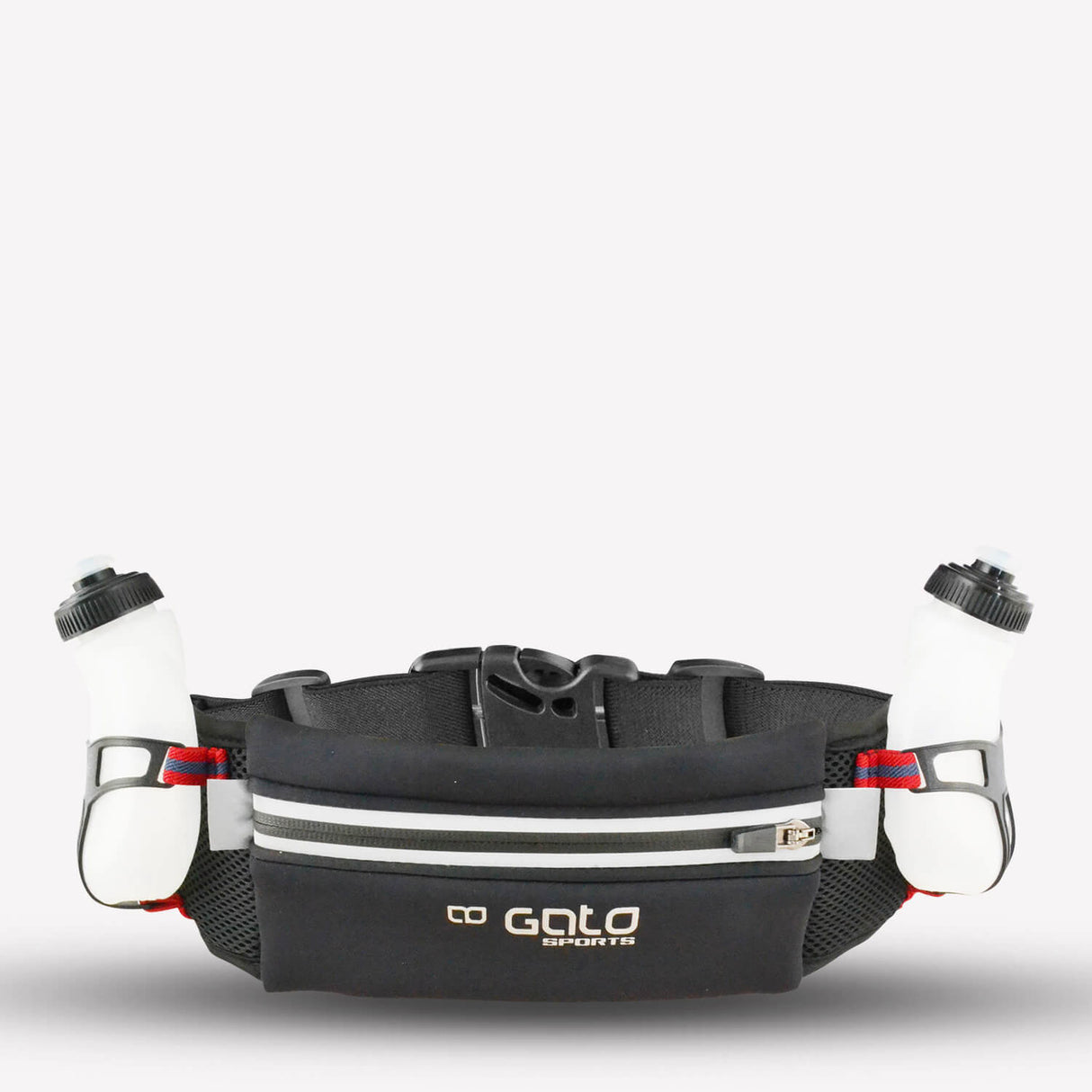 Outwet gato 2 flask belt hydration black one size