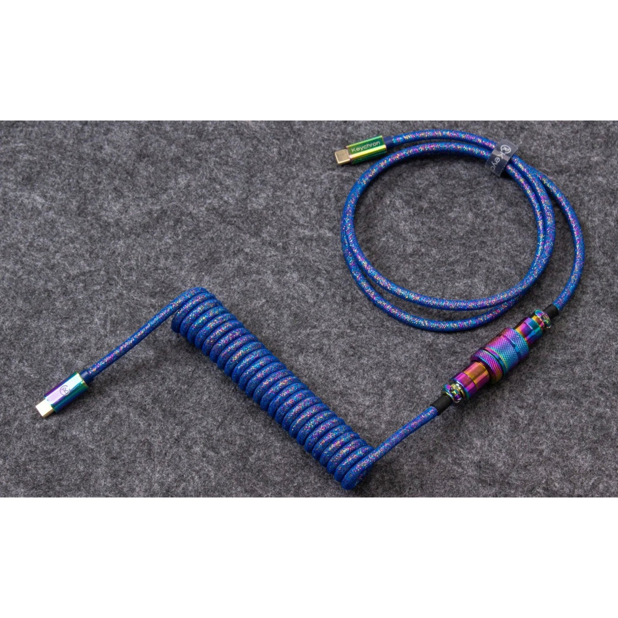 Keychron premium coiled aviator cable usb-c 3.2 gen 1