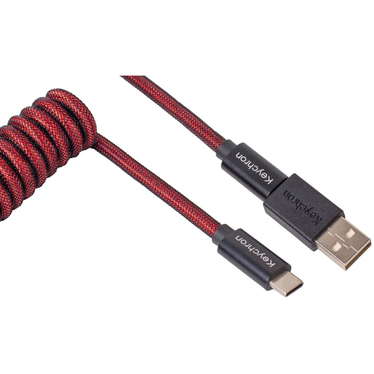 Keychron Premium Coiled Aviator Cable, Straight