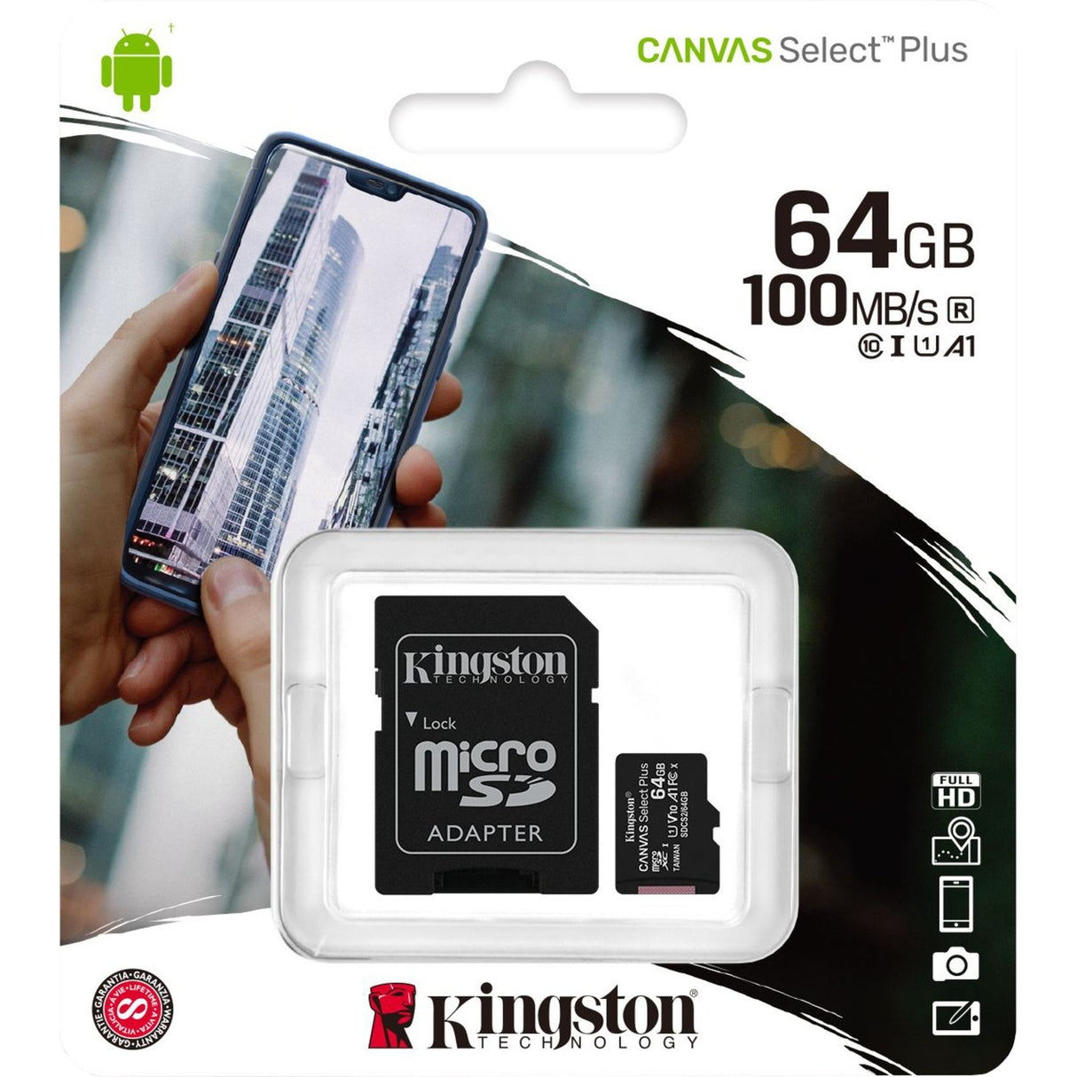 Kingston Canvas Select Plus microSD Card 64 GB
