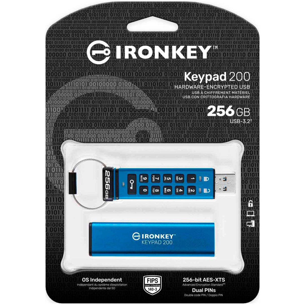 Kingston IronKey Keypad 200 256 GB