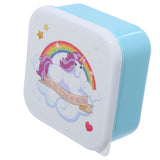 Set 3 lunch box s m l- betoverende regenboog eenhoorn