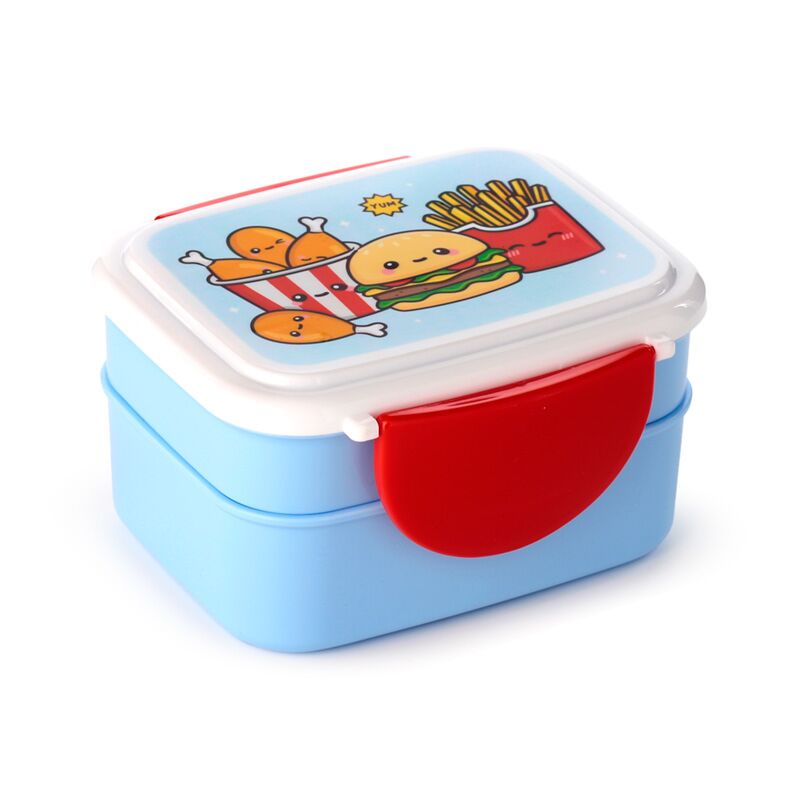 Foodiemals clip bento box lunchtrommel bestek