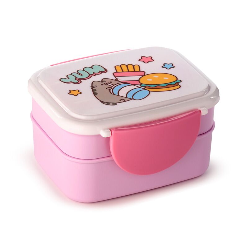 Pusheen de kat core bento clip lock lunchbox