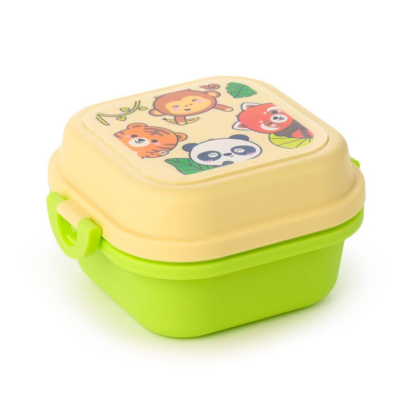 Adoramals wilde dieren clip bento box lunchtrommel