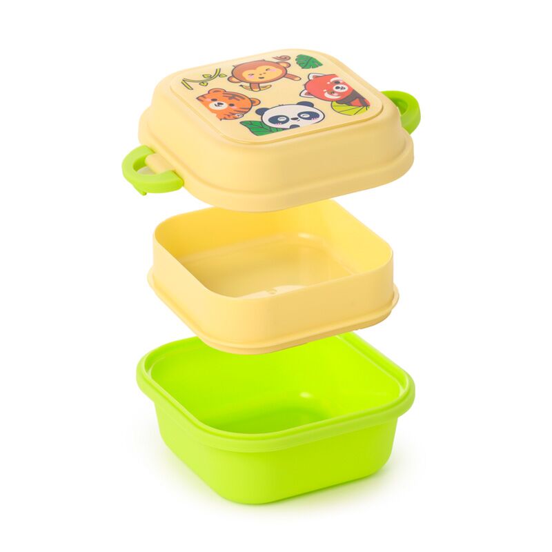 Adoramals wilde dieren clip bento box lunchtrommel