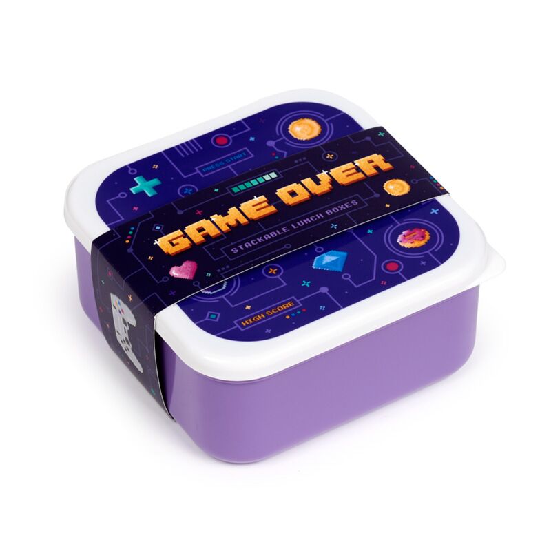Set 3 lunch box m l xl game over