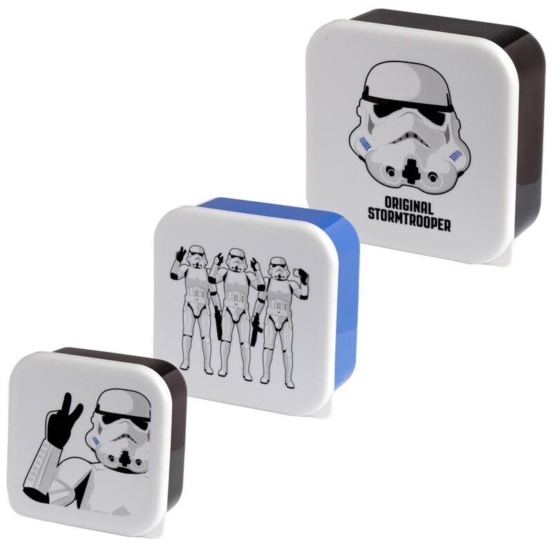 Set 3 lunch box m l xl - original stormtrooper m l xl