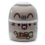 Pusheen - gestapelde ronde bentobox lunchtrommel