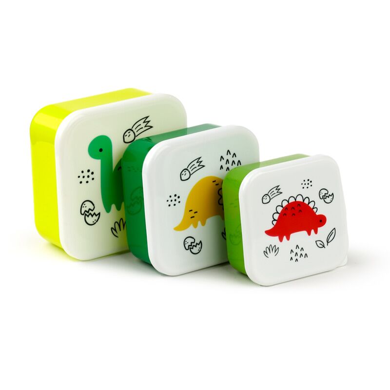 Set 3 lunch box s m l- dinosauria jr