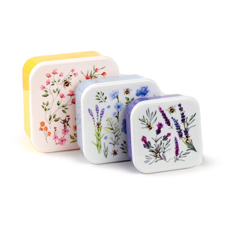 Set 3 lunch box m l xl - nectar meadows bij