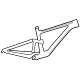 Lizard skins clear protective frame wrap - large