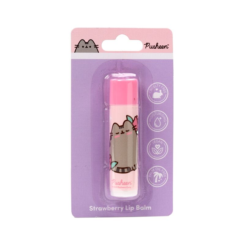 Pusheen de kat aardbei lippenbalsem stick