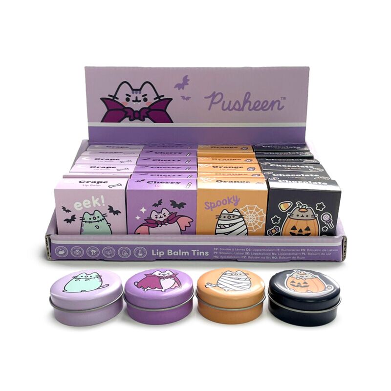 Pusheen de kat halloween lippenbalsem in blik