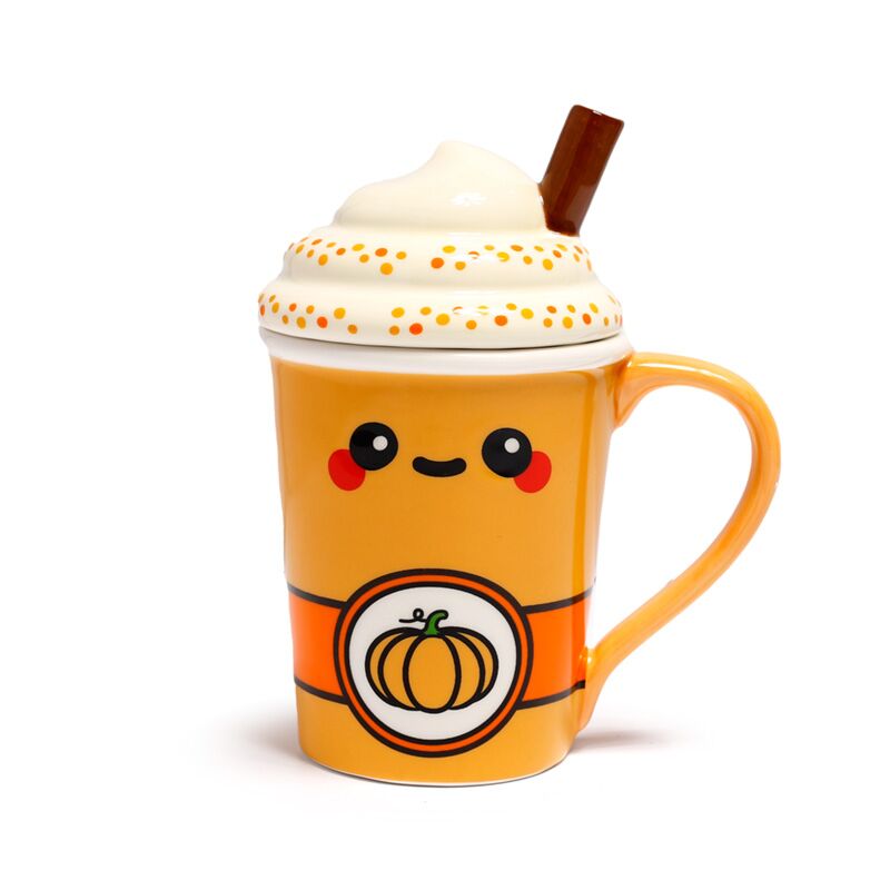 Pumpkin spiced latte foodiemals mok deksel