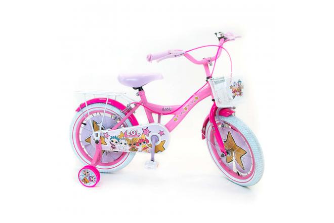 Volare dolls 16 inch kinderfiets met twee handremmen