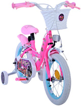 Volare dolls kinderfiets - meisjes - 14 inch - roze - twee handremmen